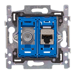 Antennecontactdoos Hirschmann Multimedia EDB02 CD Antennecontactdoos Hirschmann Multimedia EDB02 CD